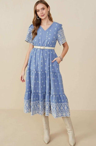 Gonna Love You Eyelet Dress - Bray and Em Boutique
