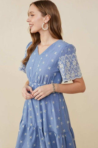 Gonna Love You Eyelet Dress - Bray and Em Boutique