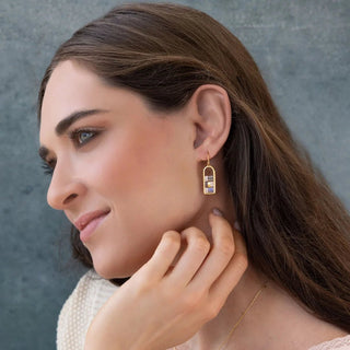 Good Karma Miyuki Frame Earring - Bray and Em Boutique