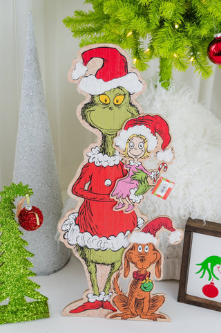 Grinch And Friends Holiday Floor Easel - Bray and Em Boutique