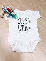 Guess What Chicken Butt Onsie - Bray and Em Boutique