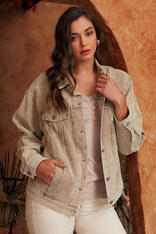 Guess What Corduroy Jacket - Bray and Em Boutique