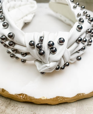 Gunmetal Stud Headbands - Bray and Em Boutique