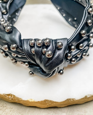 Gunmetal Stud Headbands - Bray and Em Boutique