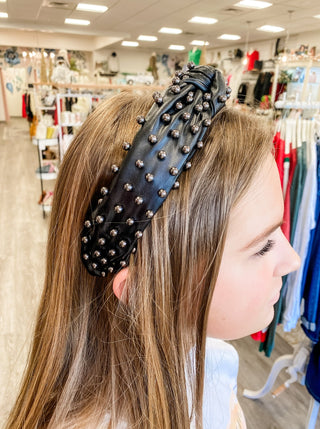 Gunmetal Stud Headbands - Bray and Em Boutique
