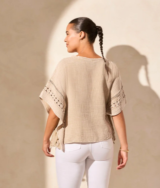 TRIBAL Expressive Find Gauze Blouse