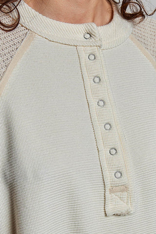 Happening Patchwork Henley - Bray and Em Boutique