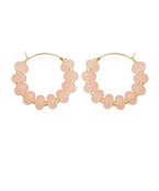 Happier Then Ever Bead Hoop Earrings - Bray and Em Boutique