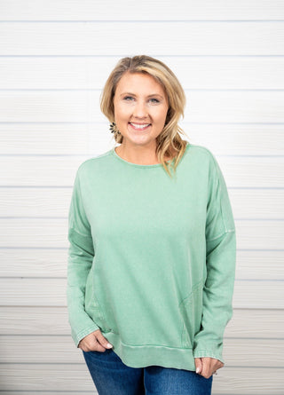 Happy Again Pullover Top - Bray and Em Boutique