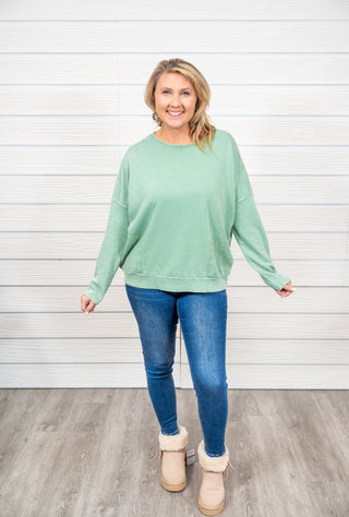 Happy Again Pullover Top - Bray and Em Boutique