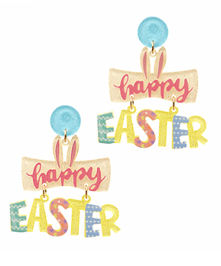 Happy Easter Earrings - Bray and Em Boutique