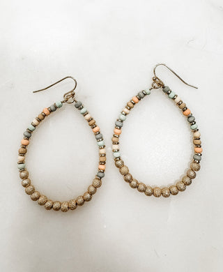 Harley Beaded Teardrop Earring - Bray and Em Boutique
