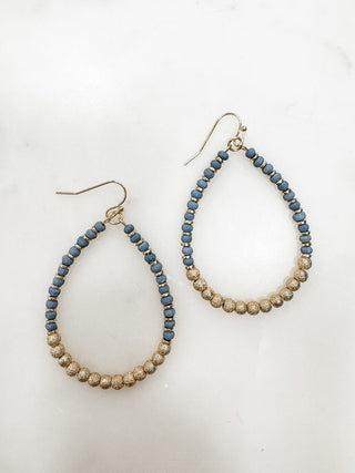 Harley Beaded Teardrop Earring - Bray and Em Boutique