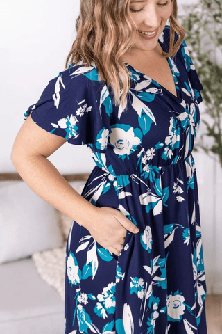 Harley Floral Hi - Low Maxi Dress - Bray and Em Boutique