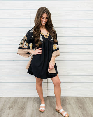 Harmonic Bliss Embroidered Dress - Bray and Em Boutique