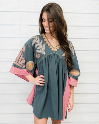 Harmonic Bliss Embroidered Dress - Bray and Em Boutique
