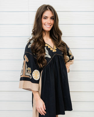 Harmonic Bliss Embroidered Dress - Bray and Em Boutique