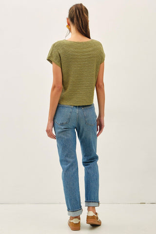Harper Boxy Knit Sweater - Bray and Em Boutique