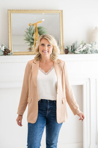 Heartsong Lace Trim Cami Top - Bray and Em Boutique