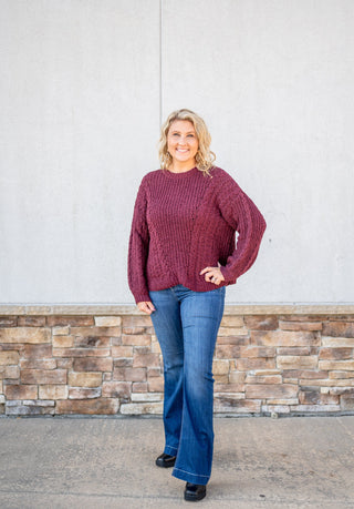 Hello There Knit Sweater - Bray and Em Boutique