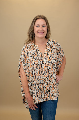 Help Me Out Abstract Print Blouse - Bray and Em Boutique