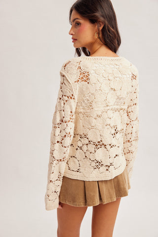 HEM & THREAD - ARRAY: Coastal Crochet Jacket - Bray and Em Boutique