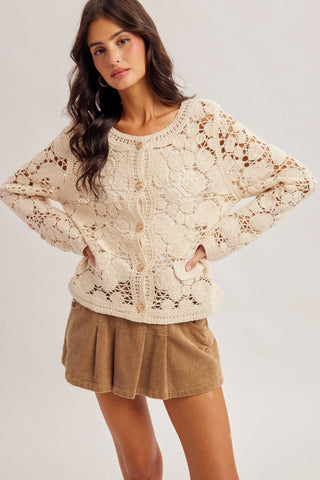 HEM & THREAD - ARRAY: Coastal Crochet Jacket - Bray and Em Boutique