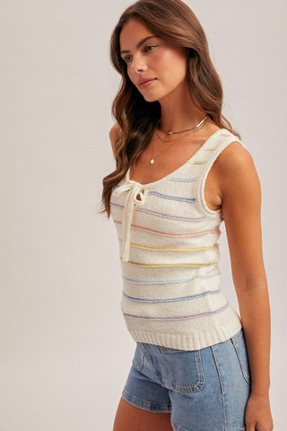 HEM & THREAD: Rainbow Scoop Tank - Bray and Em Boutique