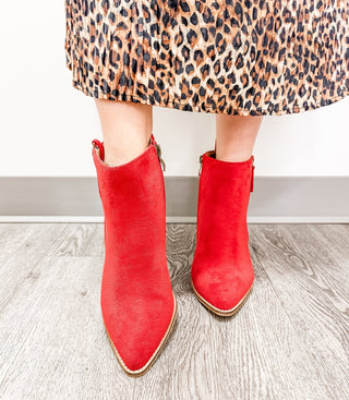 High Standard Faux Suede Booties - Bray and Em Boutique