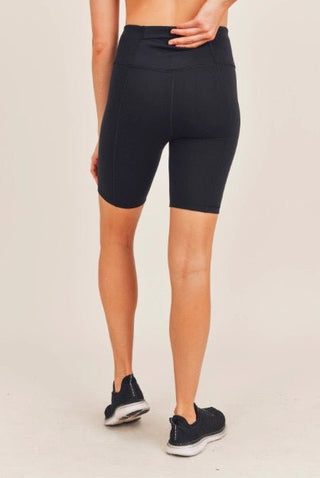 Highwaist Biker Shorts - Bray and Em Boutique