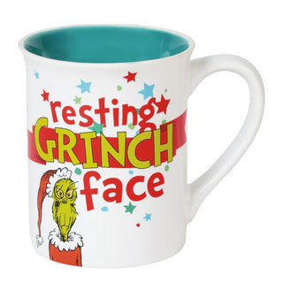 Holiday Resting Grinch Face Mug - Bray and Em Boutique