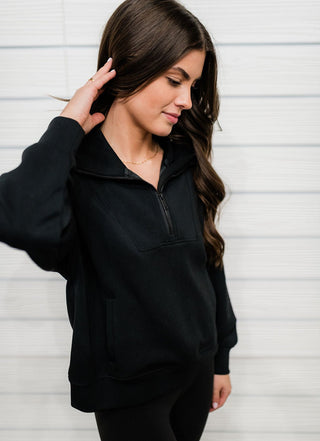 Homebody Haven 1/4 Zip Pullover - Bray and Em Boutique