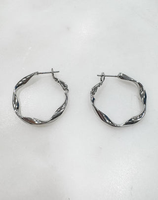 Hoop Twist Earrings - Bray and Em Boutique