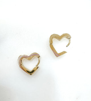 Huggie Heart Earrings - Bray and Em Boutique