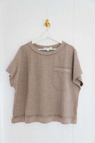 I Gotta Feeling Honeycomb Top - Bray and Em Boutique