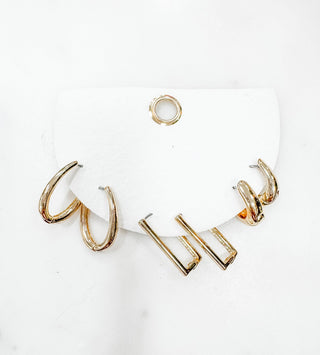 Iconic Motions Earring Set - Bray and Em Boutique
