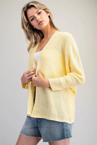 Iconic Street Open Knit Cardigan - Bray and Em Boutique