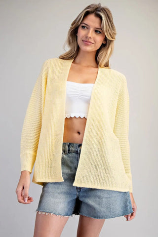 Iconic Street Open Knit Cardigan - Bray and Em Boutique