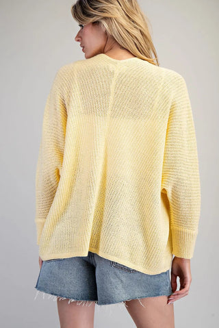 Iconic Street Open Knit Cardigan - Bray and Em Boutique