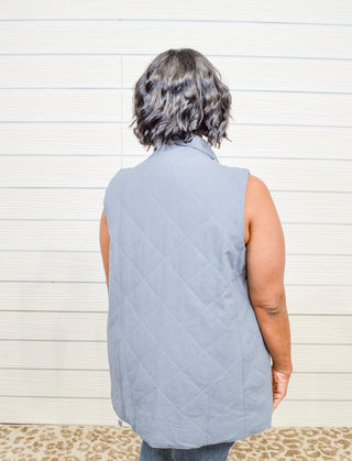 In Another Life Quilted Vest - Bray and Em Boutique
