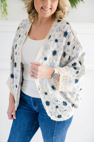 In Full Bloom Crochet Cardigan - Bray and Em Boutique