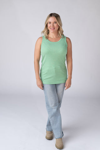 IN STOCK Ava Tank - Green - Bray and Em Boutique