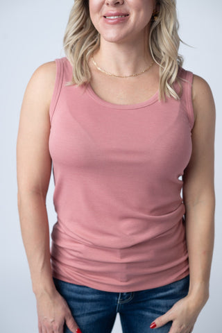 IN STOCK Ava Tank - Rose - Bray and Em Boutique