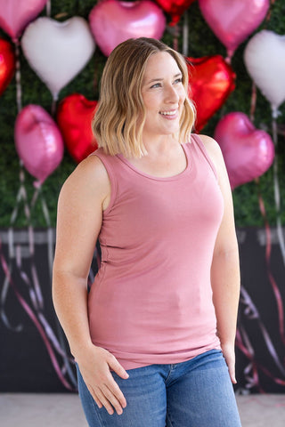 IN STOCK Ava Tank - Rose - Bray and Em Boutique