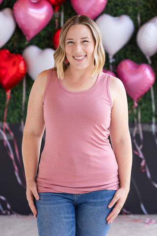 IN STOCK Ava Tank - Rose - Bray and Em Boutique