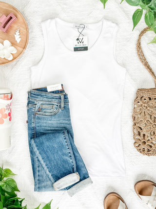 IN STOCK Ava Tank - White - Bray and Em Boutique