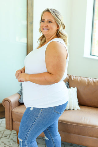 IN STOCK Ava Tank - White - Bray and Em Boutique