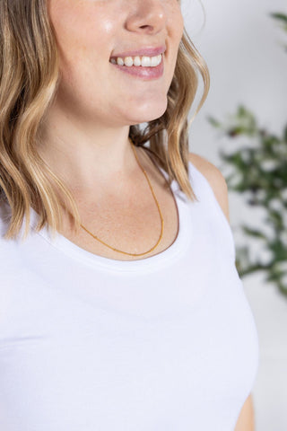 IN STOCK Ava Tank - White - Bray and Em Boutique