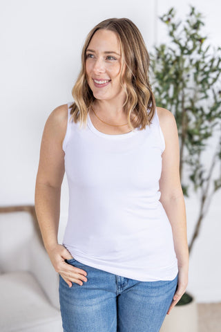 IN STOCK Ava Tank - White - Bray and Em Boutique