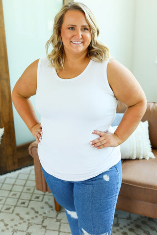 IN STOCK Ava Tank - White - Bray and Em Boutique